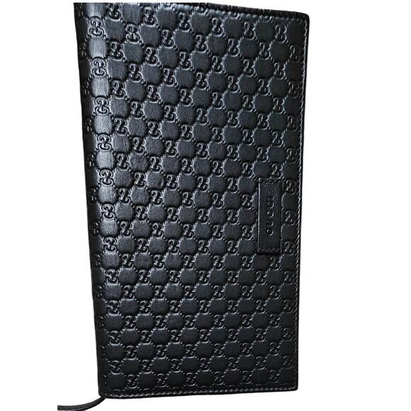 Gucci Microguccissima Crossbody Wallet on Strap Black - Picture 11 of 11